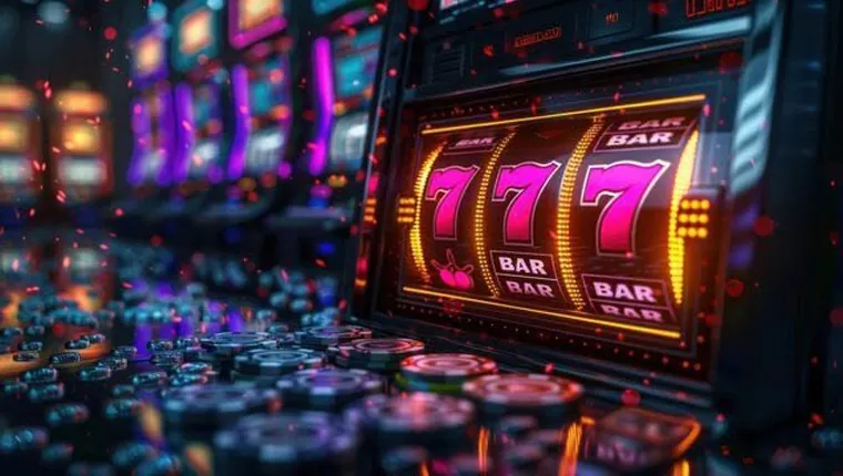 Smartphone displaying a Super mobile casino app